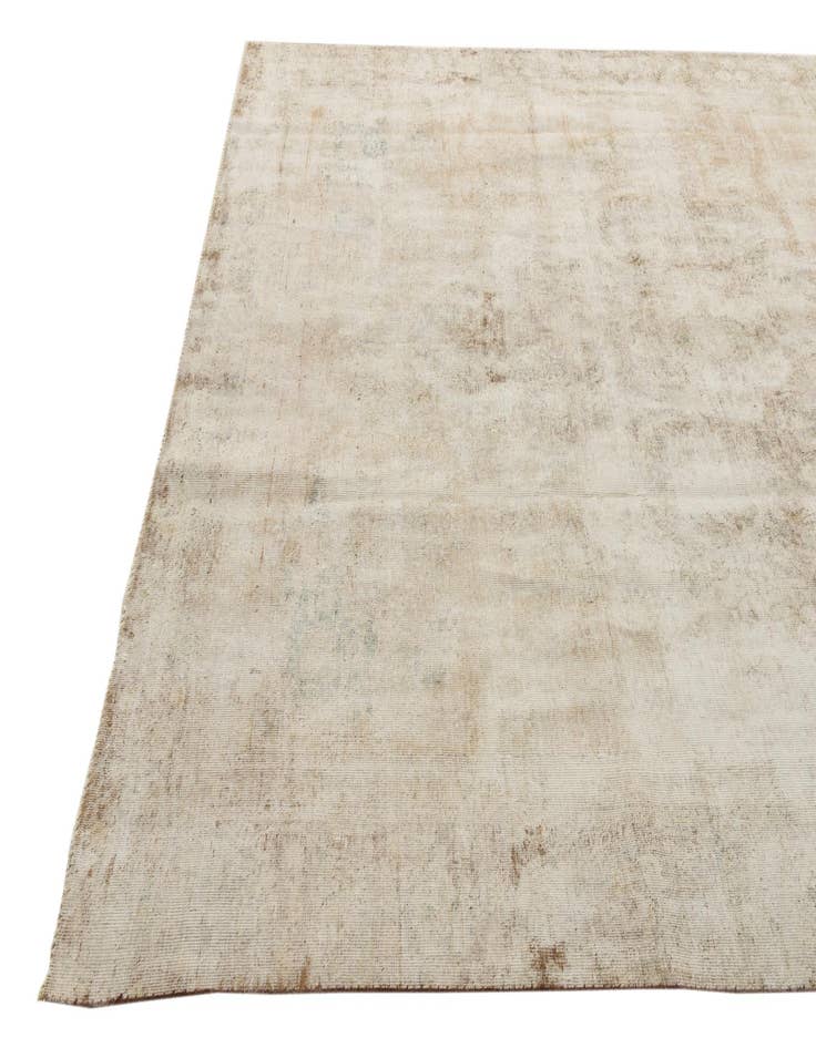 Detail image of  7' 9 x 11'  Hand Knotted Ultra Vintage Persian Wool Rug