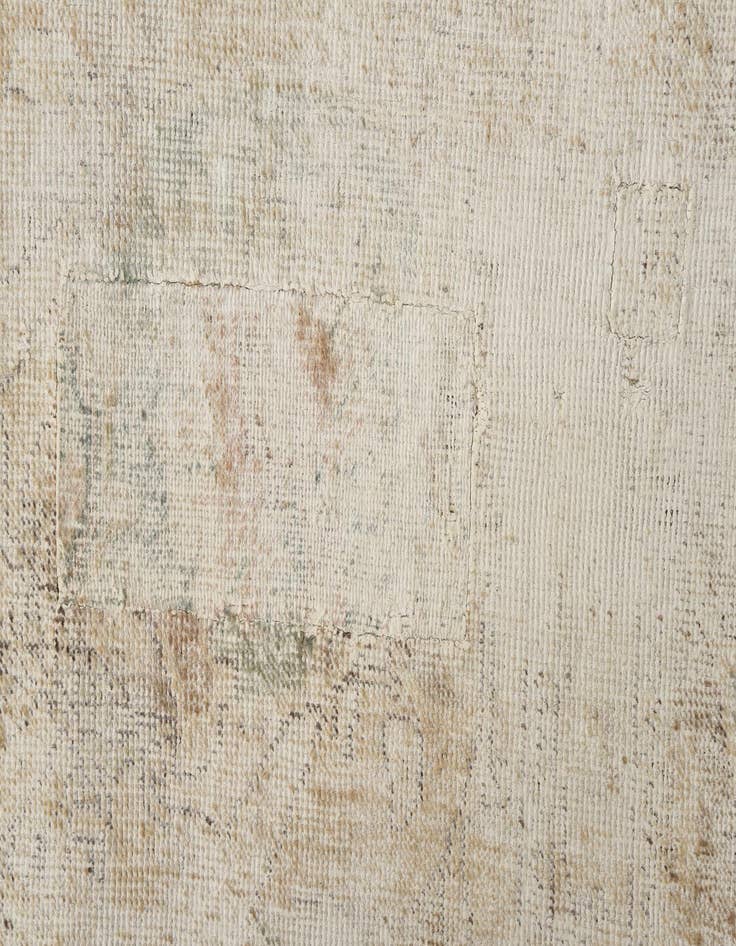 Detail image of  7' 9 x 11'  Hand Knotted Ultra Vintage Persian Wool Rug