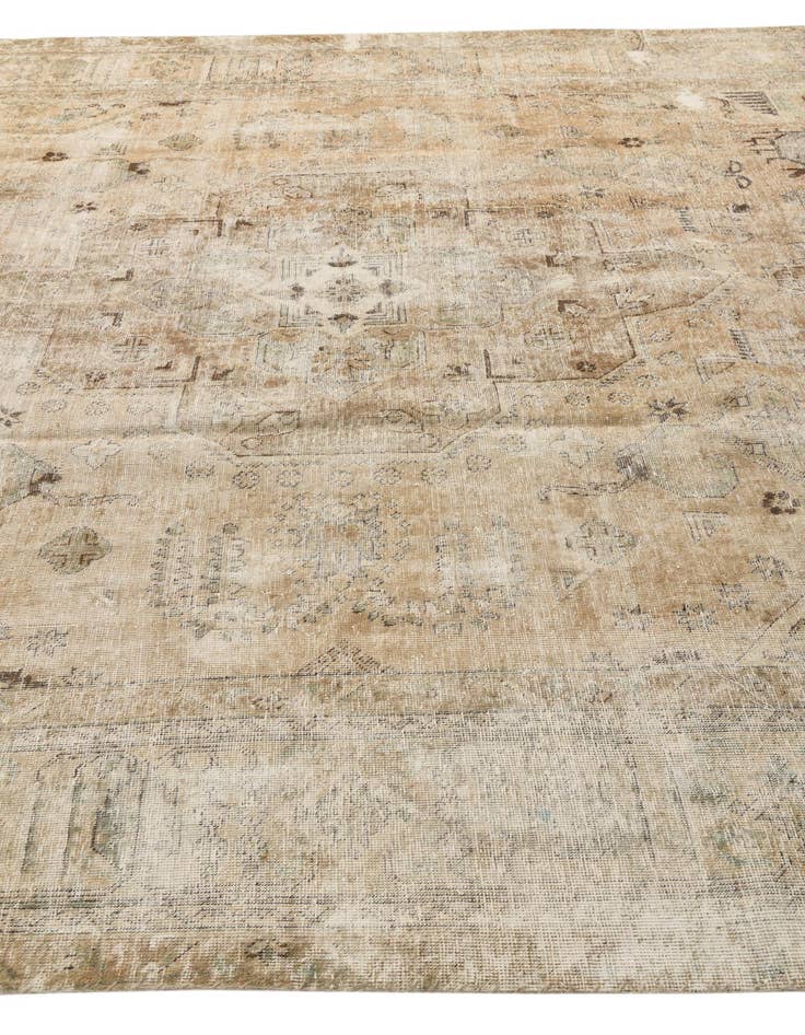 Detail image of  9' 7 x 12' 8  Hand Knotted Ultra Vintage Persian Wool Rug