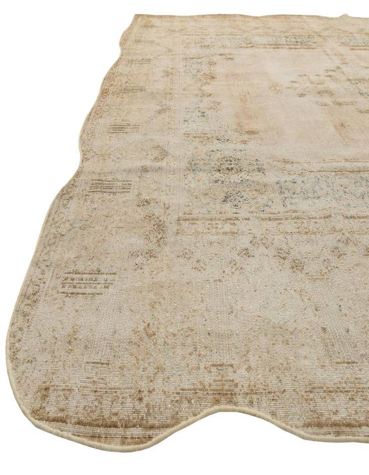 Detail image of  9' 4 x 12' 6  Hand Knotted Ultra Vintage Persian Wool Rug