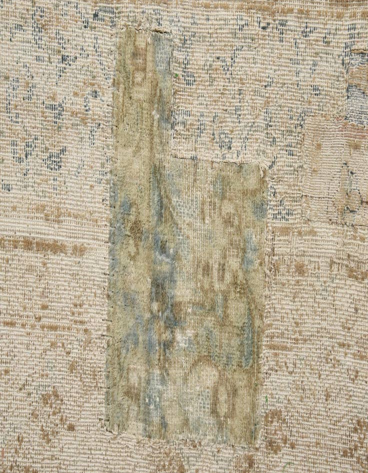 Detail image of  9' 4 x 12' 6  Hand Knotted Ultra Vintage Persian Wool Rug