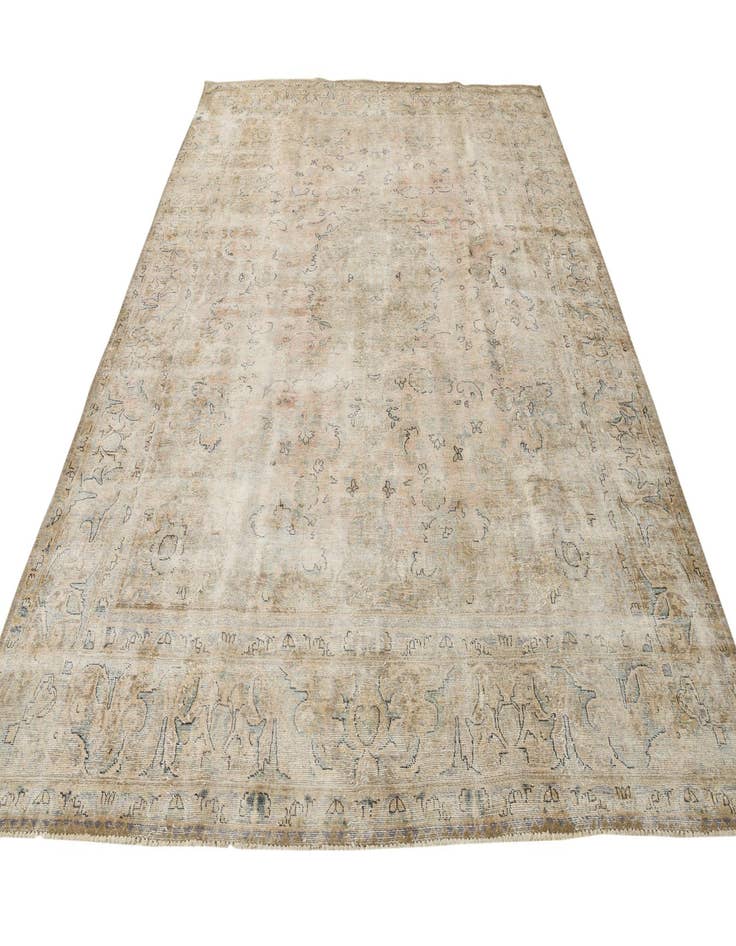 Detail image of  9' 3 x 12' 4  Hand Knotted Ultra Vintage Persian Wool Rug