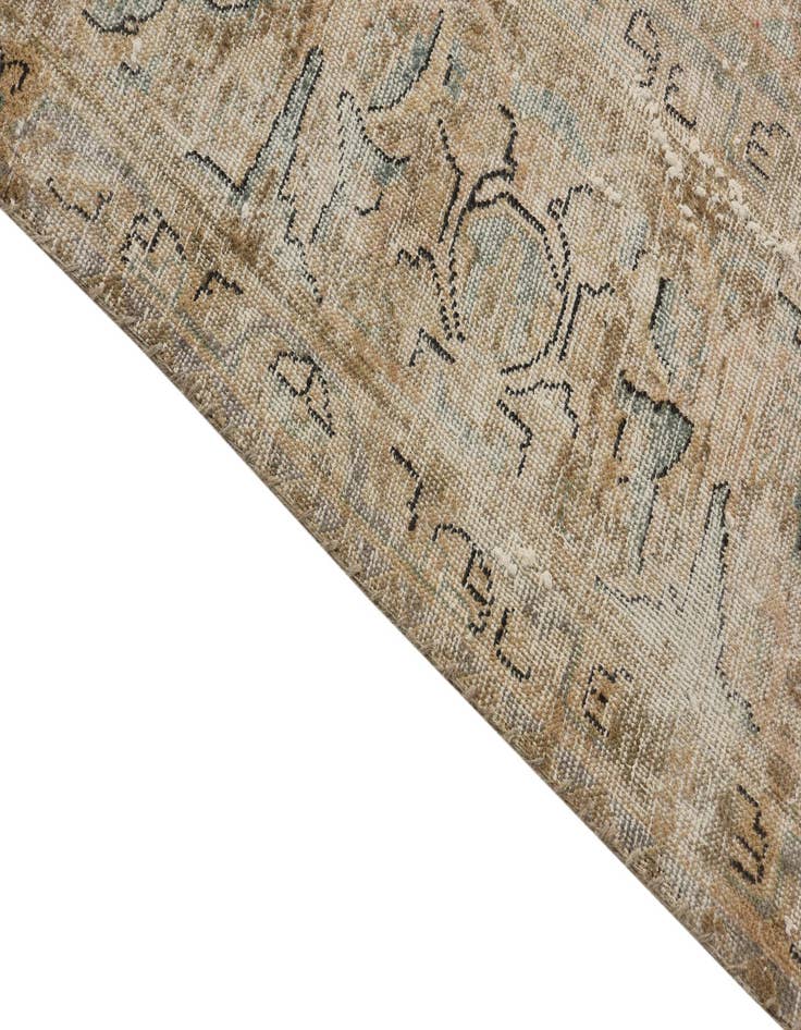 Detail image of  9' 3 x 12' 4  Hand Knotted Ultra Vintage Persian Wool Rug