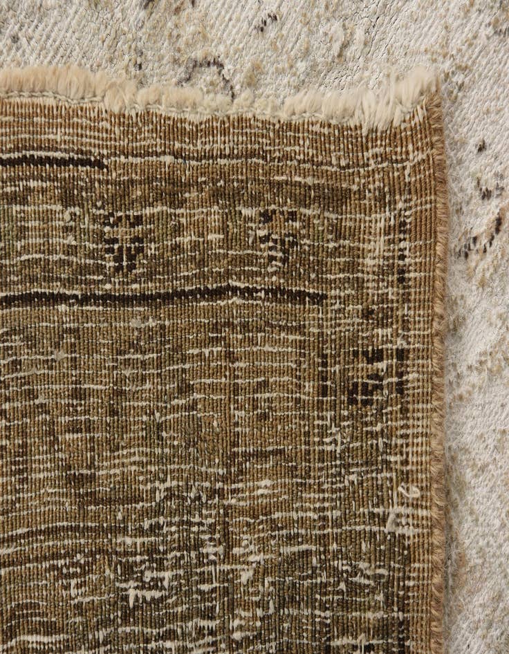 Detail image of  9' 4 x 12' 9  Hand Knotted Ultra Vintage Persian Wool Rug