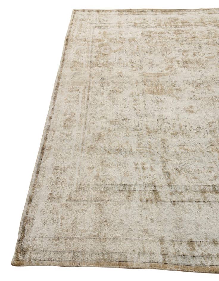 Detail image of  9' 4 x 12' 9  Hand Knotted Ultra Vintage Persian Wool Rug