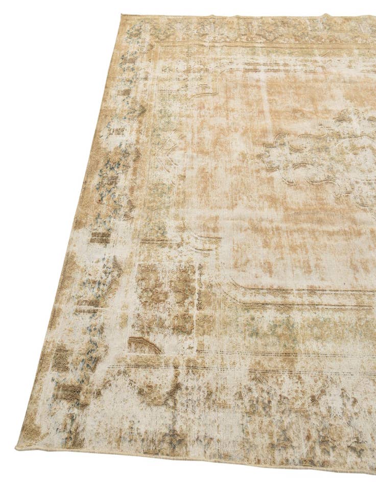 Detail image of  8' 5 x 12' 1  Hand Knotted Ultra Vintage Persian Wool Rug