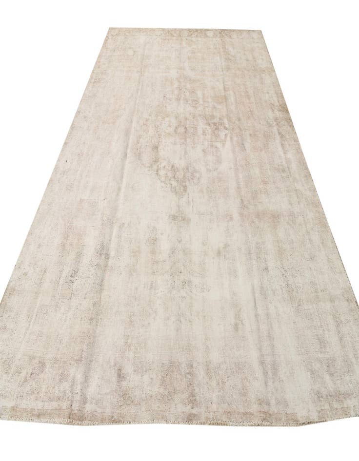 Detail image of  8' 10 x 12'  Hand Knotted Ultra Vintage Persian Wool Rug