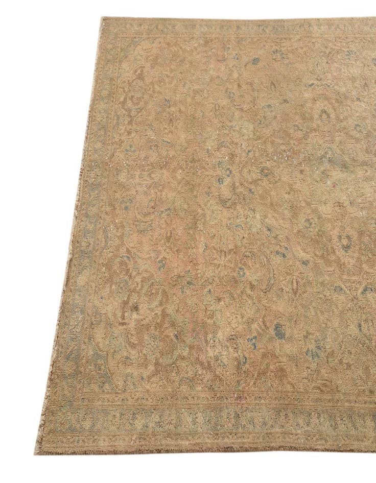 Detail image of  4' 9 x 7' 8  Hand Knotted Ultra Vintage Persian Wool Rug