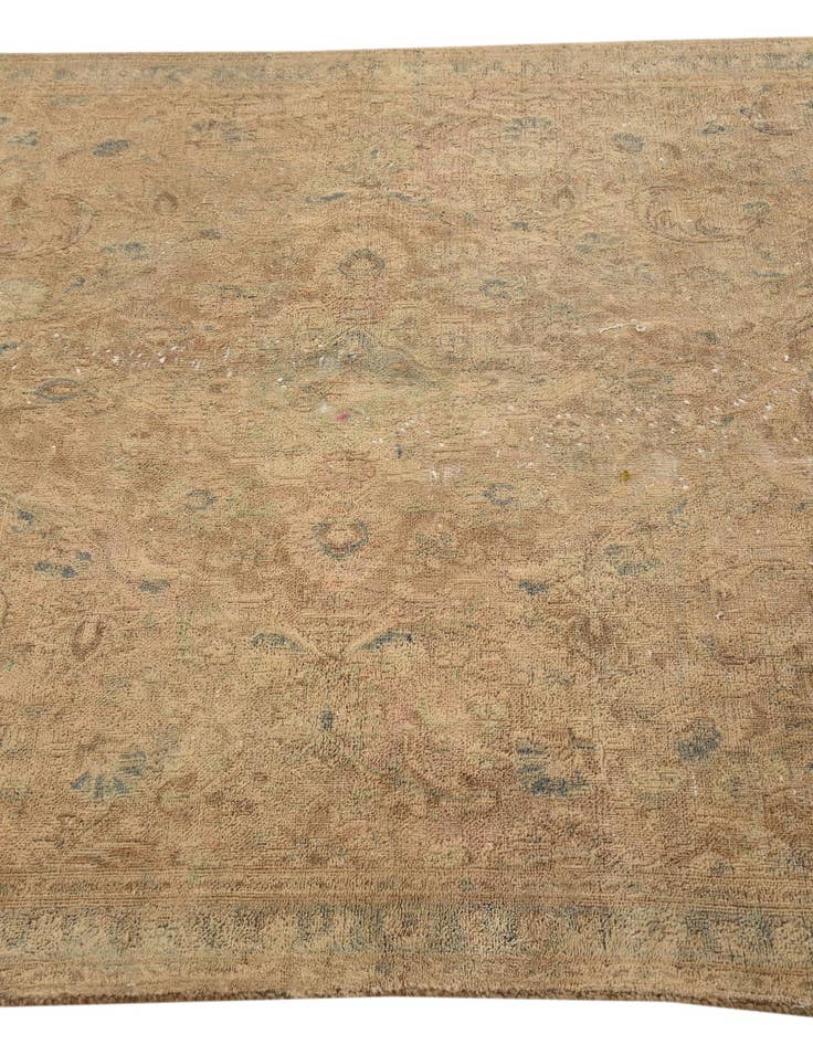 Detail image of  4' 9 x 7' 8  Hand Knotted Ultra Vintage Persian Wool Rug