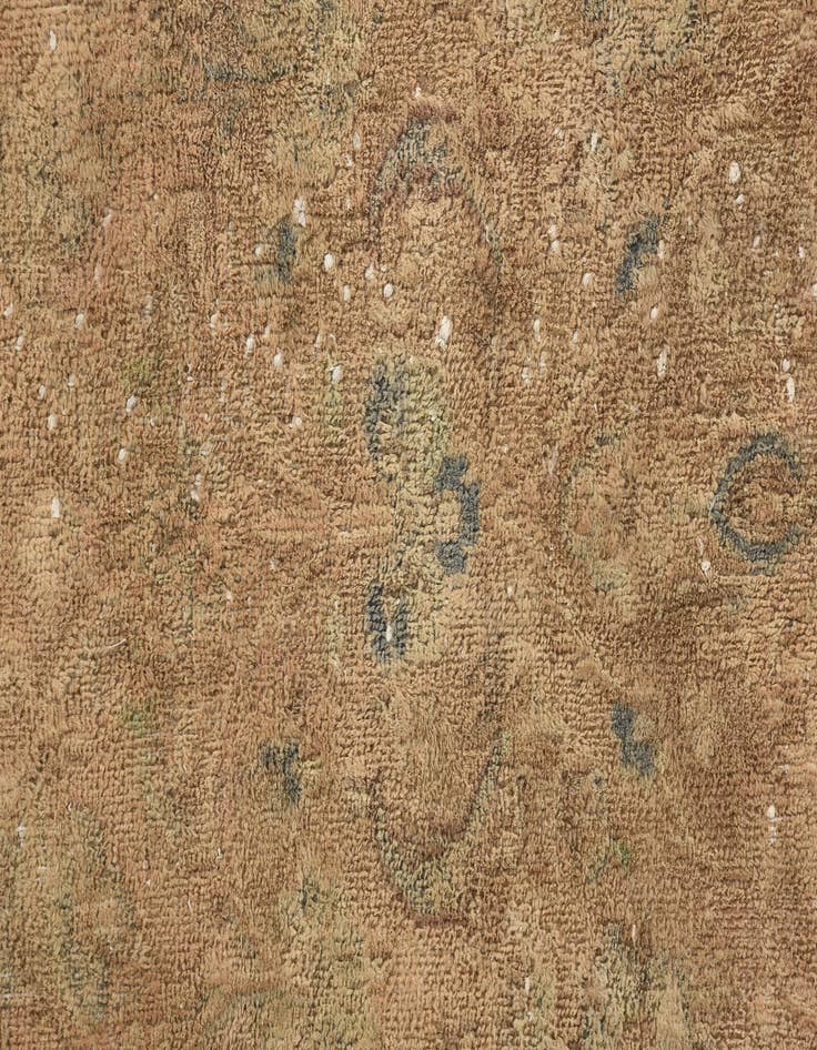 Detail image of  4' 9 x 7' 8  Hand Knotted Ultra Vintage Persian Wool Rug