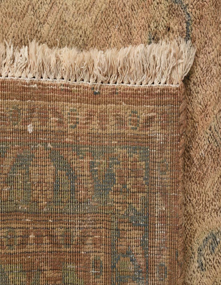 Detail image of  4' 9 x 7' 8  Hand Knotted Ultra Vintage Persian Wool Rug