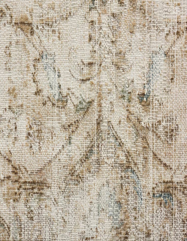 Detail image of  7' 1 x 10' 6  Hand Knotted Ultra Vintage Persian Wool Rug