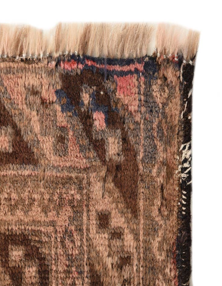 Detail image of  3' 7 x 6' 7  Hand Knotted Ultra Vintage Persian Wool Rug