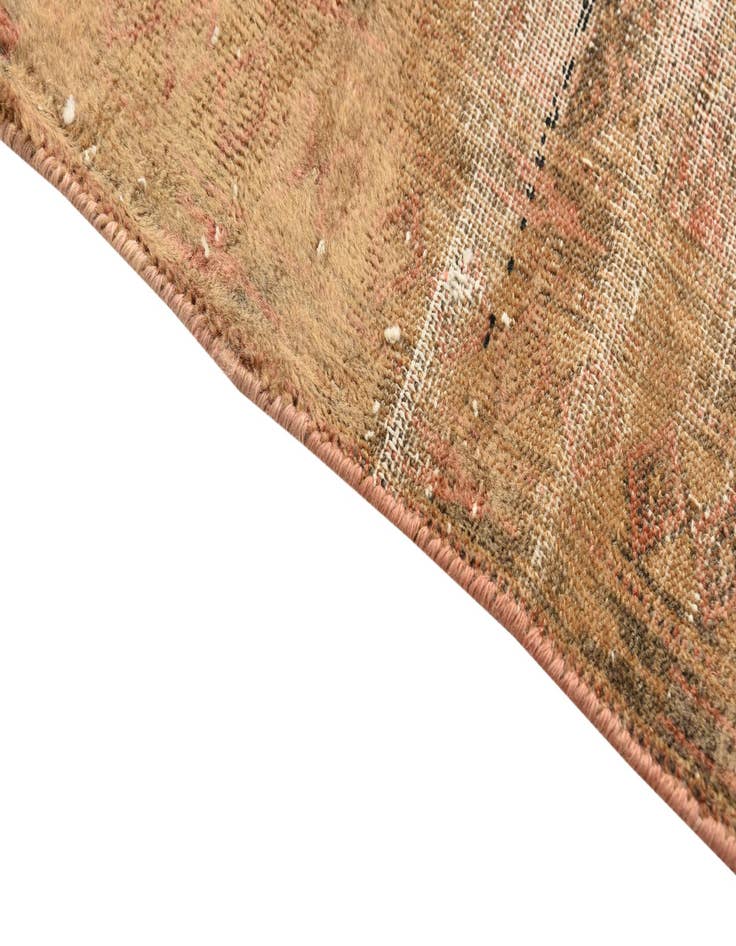 Detail image of  4' 10 x 7' 6  Hand Knotted Ultra Vintage Persian Wool Rug