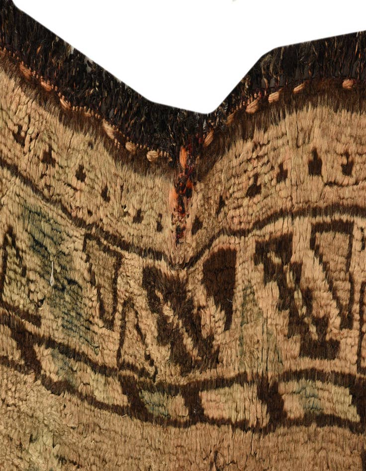 Detail image of  5' 2 x 9' 3  Hand Knotted Ultra Vintage Persian Wool Rug