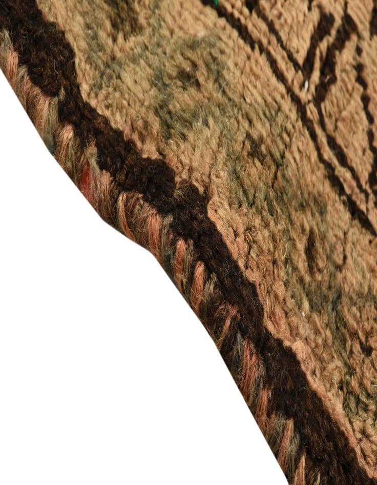 Detail image of  5' 2 x 9' 3  Hand Knotted Ultra Vintage Persian Wool Rug