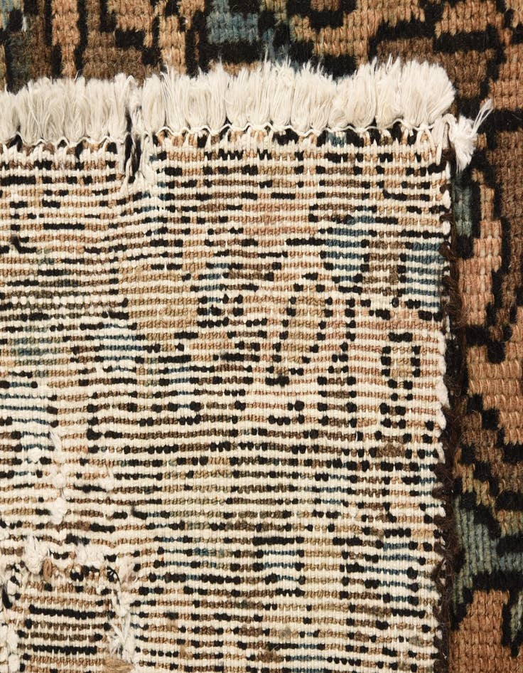 Detail image of  5' 8 x 8' 9  Hand Knotted Ultra Vintage Persian Wool Rug