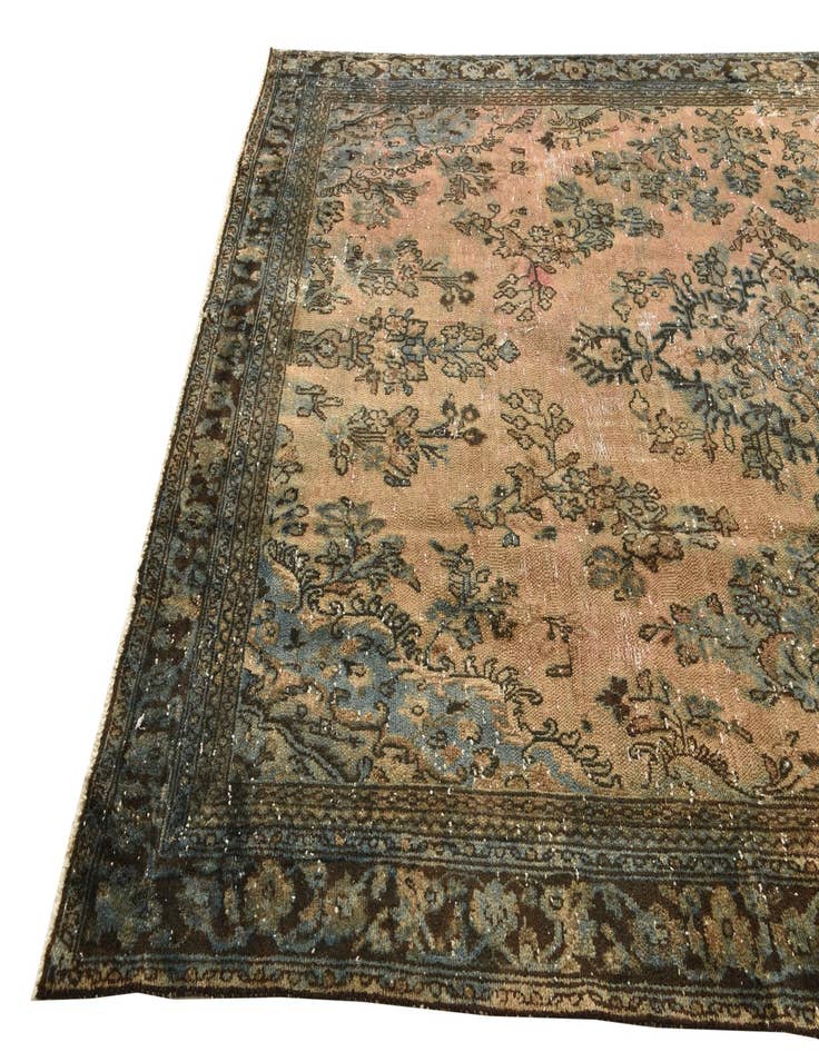 Detail image of  8' 1 x 11' 3  Hand Knotted Ultra Vintage Persian Wool Rug