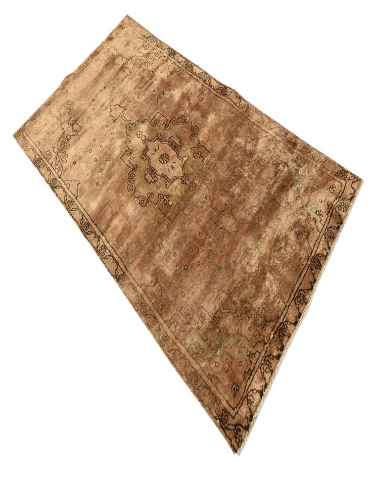 Detail image of  3' 4 x 6' 4  Hand Knotted Ultra Vintage Persian Wool Rug