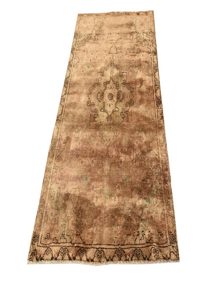 Detail image of  3' 4 x 6' 4  Hand Knotted Ultra Vintage Persian Wool Rug