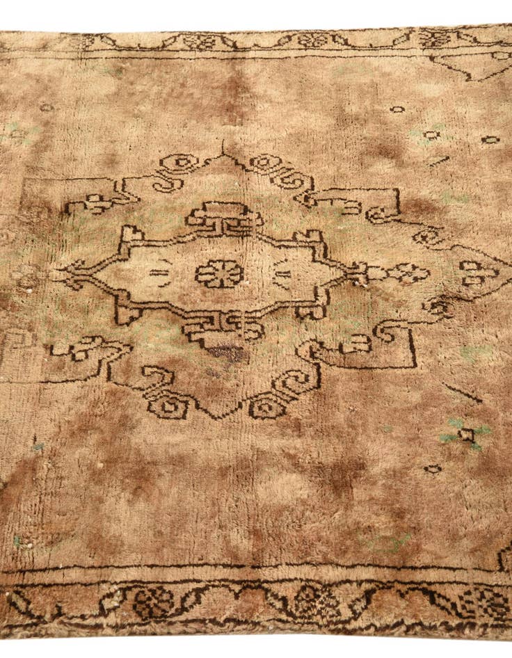 Detail image of  3' 4 x 6' 4  Hand Knotted Ultra Vintage Persian Wool Rug