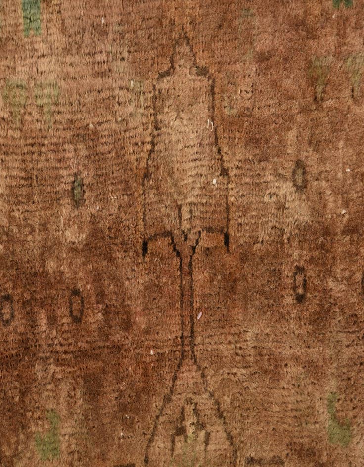 Detail image of  3' 4 x 6' 4  Hand Knotted Ultra Vintage Persian Wool Rug