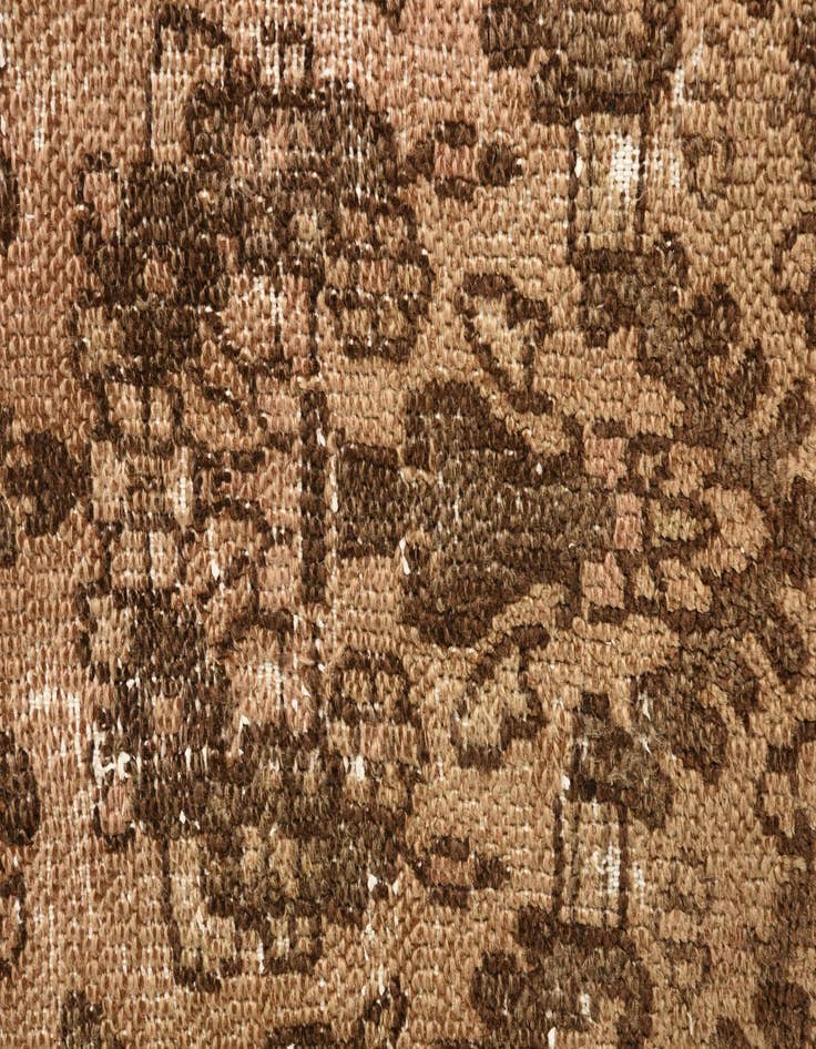 Detail image of  4' 8 x 8' 6  Hand Knotted Ultra Vintage Persian Wool Rug