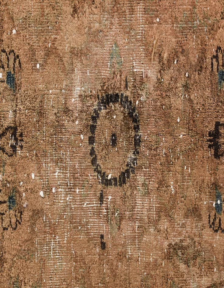 Detail image of  7' 5 x 10' 4  Hand Knotted Ultra Vintage Persian Wool Rug