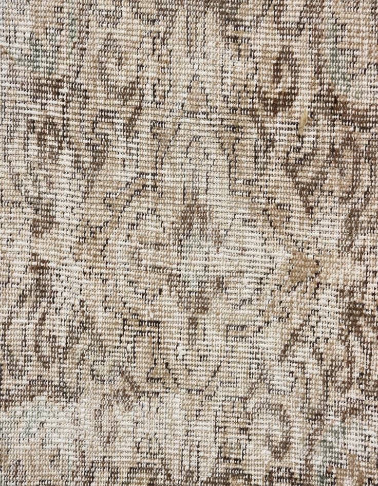 Detail image of  9' 6 x 13'  Hand Knotted Ultra Vintage Persian Wool Rug