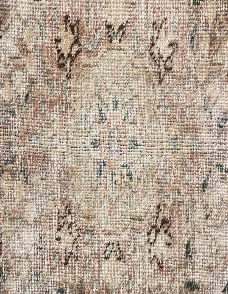 Detail image of  6' 3 x 9' 5  Hand Knotted Ultra Vintage Persian Wool Rug