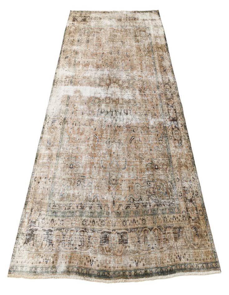 Detail image of  9' x 12' 3  Hand Knotted Ultra Vintage Persian Wool Rug