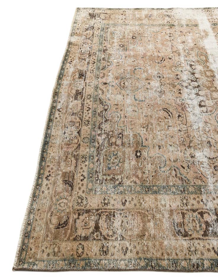 Detail image of  9' x 12' 3  Hand Knotted Ultra Vintage Persian Wool Rug