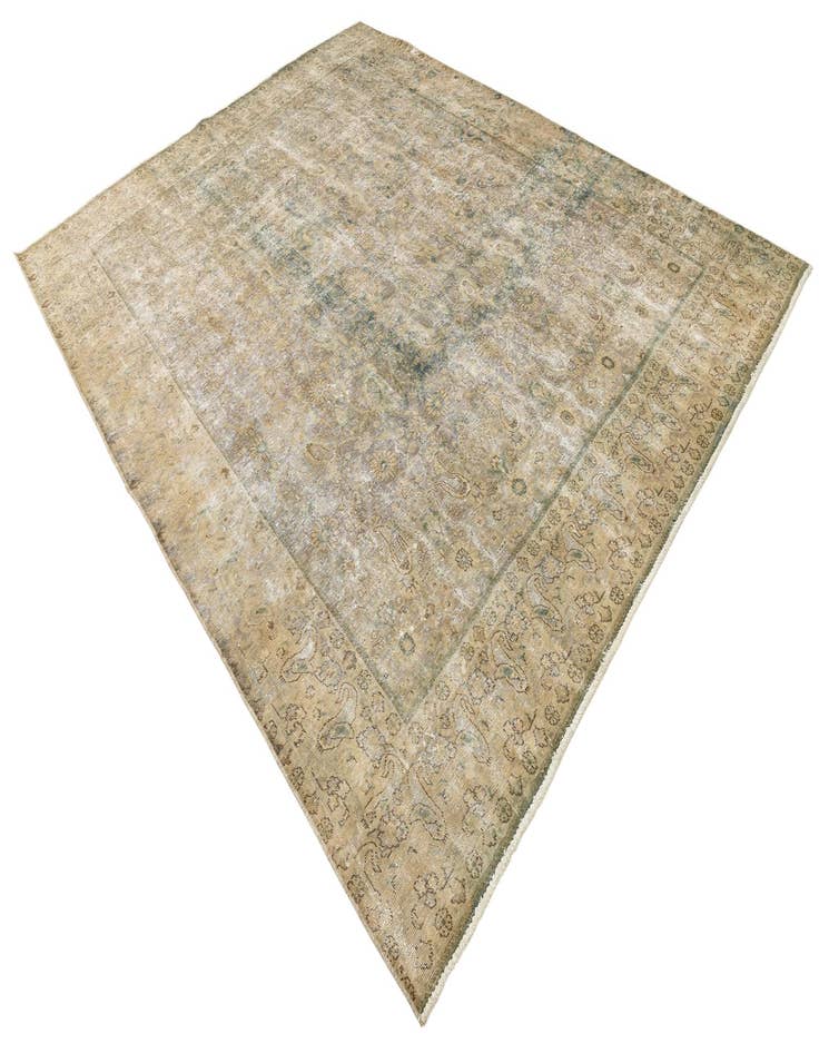 Detail image of  9' 5 x 12' 1  Hand Knotted Ultra Vintage Persian Wool Rug