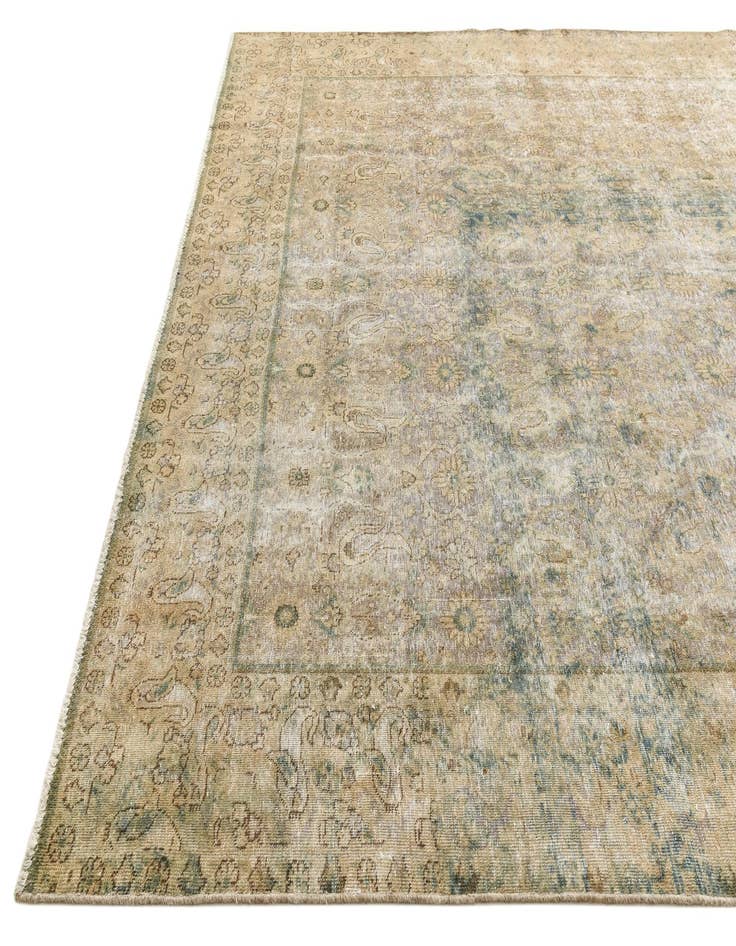 Detail image of  9' 5 x 12' 1  Hand Knotted Ultra Vintage Persian Wool Rug