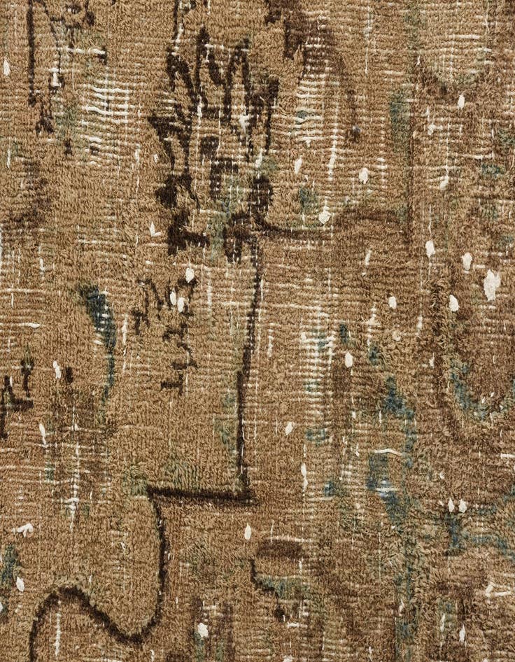 Detail image of  6' 8 x 9' 4  Hand Knotted Ultra Vintage Persian Wool Rug