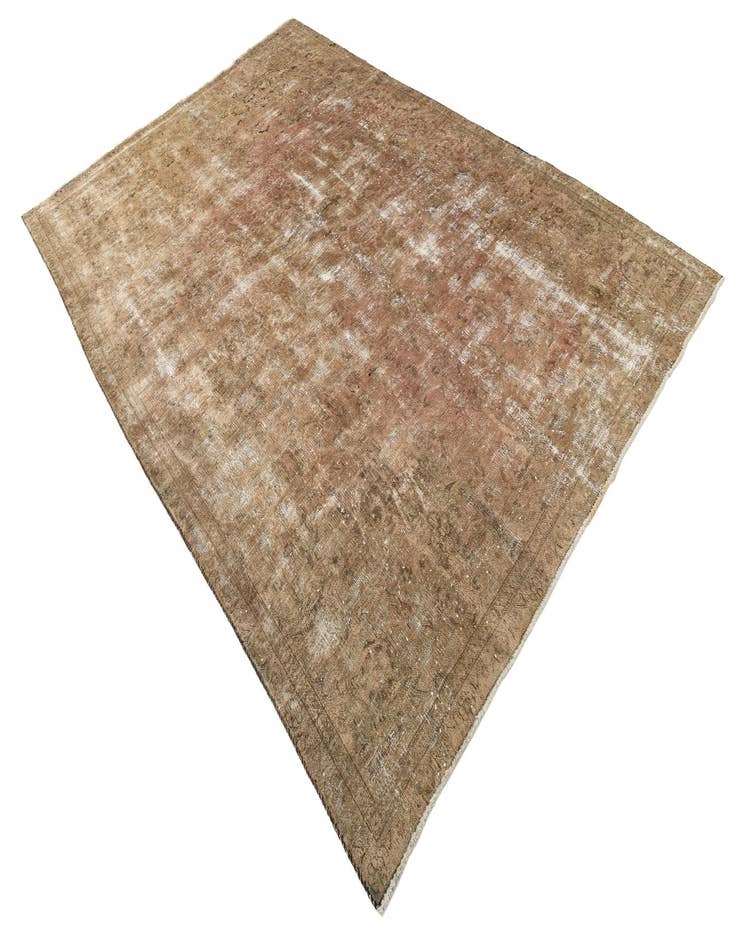 Detail image of  7' 6 x 10' 8  Hand Knotted Ultra Vintage Persian Wool Rug