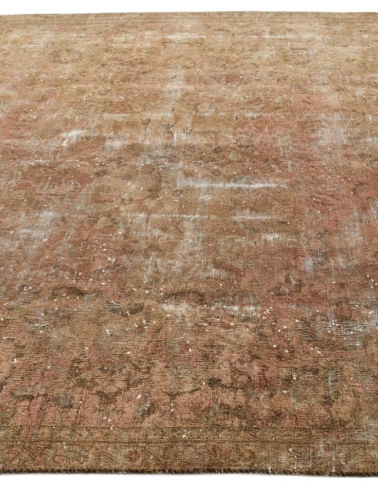 Detail image of  7' 6 x 10' 8  Hand Knotted Ultra Vintage Persian Wool Rug