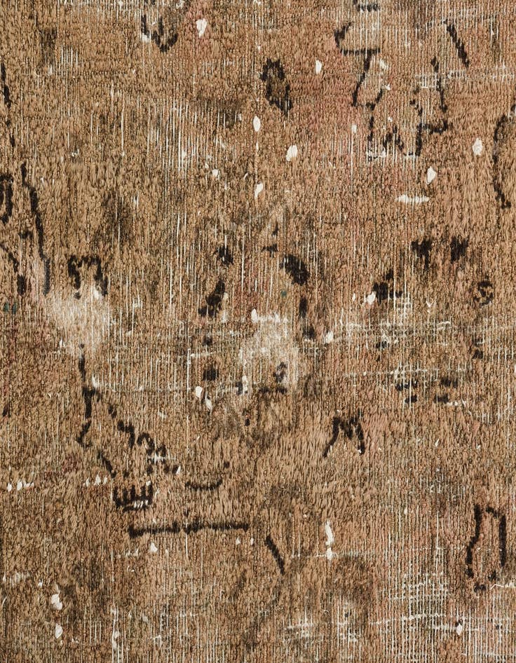 Detail image of  7' 6 x 10' 8  Hand Knotted Ultra Vintage Persian Wool Rug