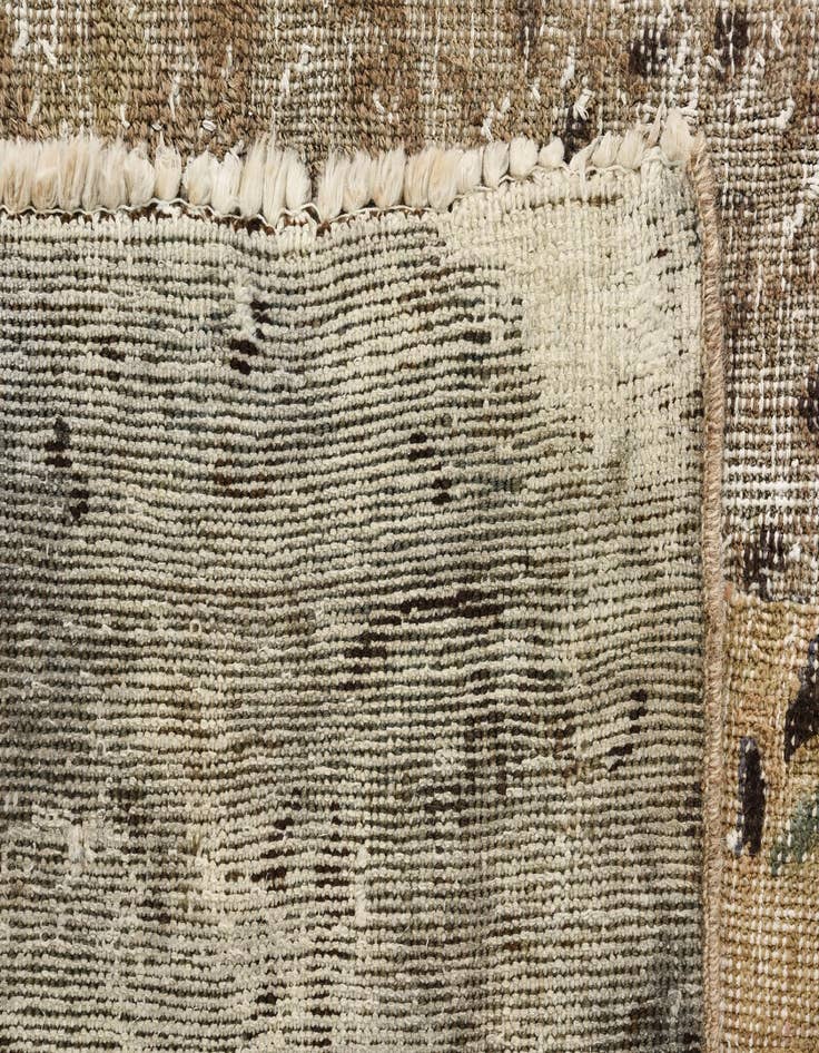 Detail image of  9' 4 x 11' 5  Hand Knotted Ultra Vintage Persian Wool Rug