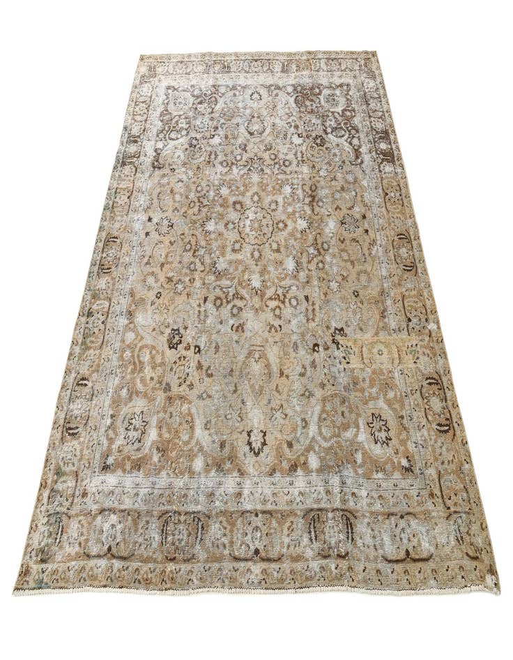 Detail image of  9' 4 x 11' 5  Hand Knotted Ultra Vintage Persian Wool Rug