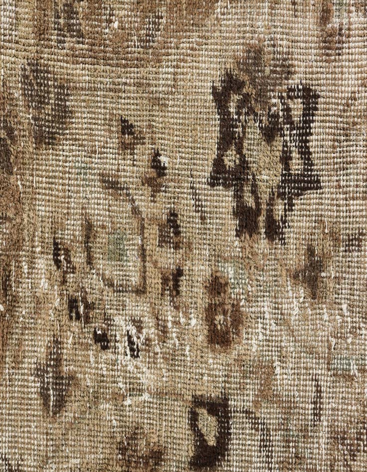 Detail image of  9' 4 x 11' 5  Hand Knotted Ultra Vintage Persian Wool Rug