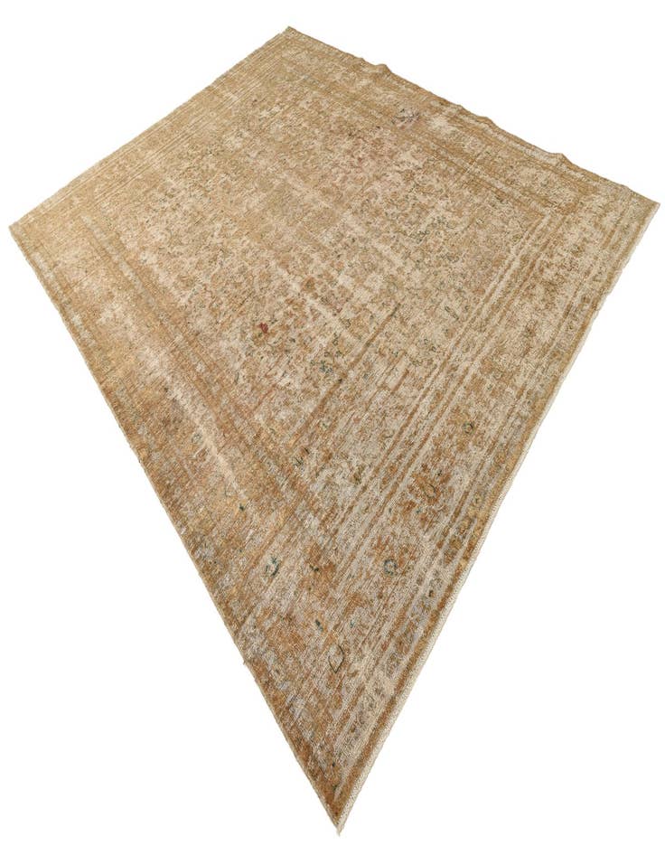 Detail image of  9' 6 x 12' 2  Hand Knotted Ultra Vintage Persian Wool Rug