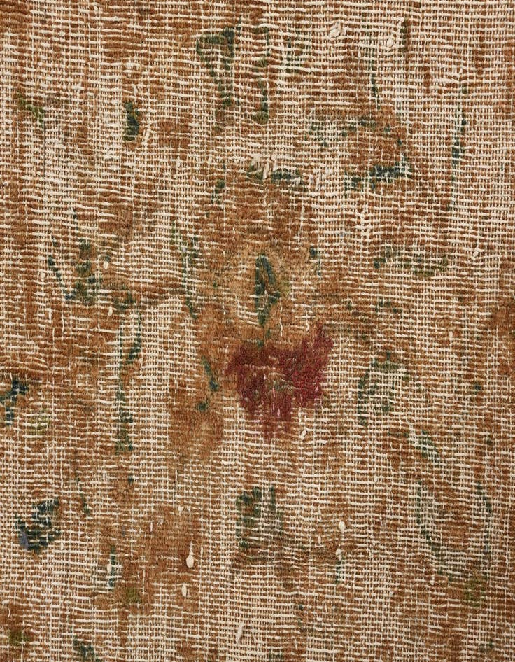 Detail image of  9' 6 x 12' 2  Hand Knotted Ultra Vintage Persian Wool Rug