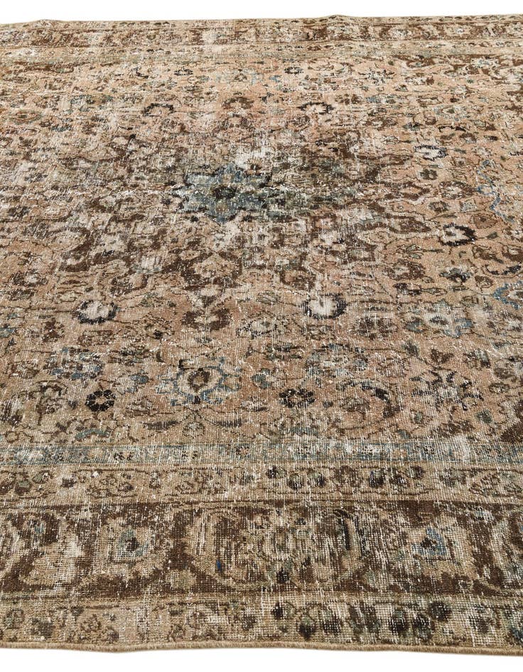 Detail image of  9' 1 x 11' 9  Hand Knotted Ultra Vintage Persian Wool Rug