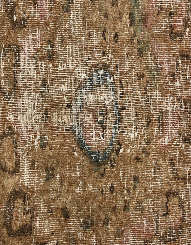 Detail image of  9' 5 x 12' 3  Hand Knotted Ultra Vintage Persian Wool Rug