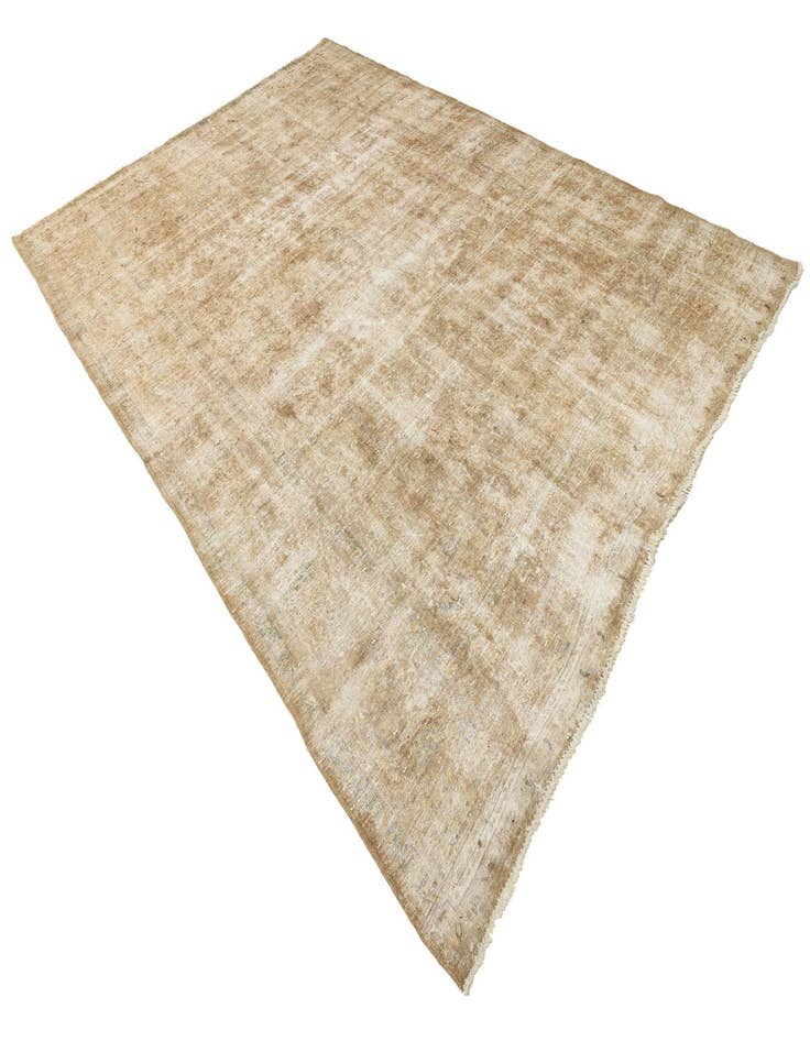 Detail image of  9' 1 x 13'  Hand Knotted Ultra Vintage Persian Wool Rug