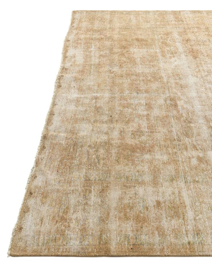 Detail image of  9' 1 x 13'  Hand Knotted Ultra Vintage Persian Wool Rug