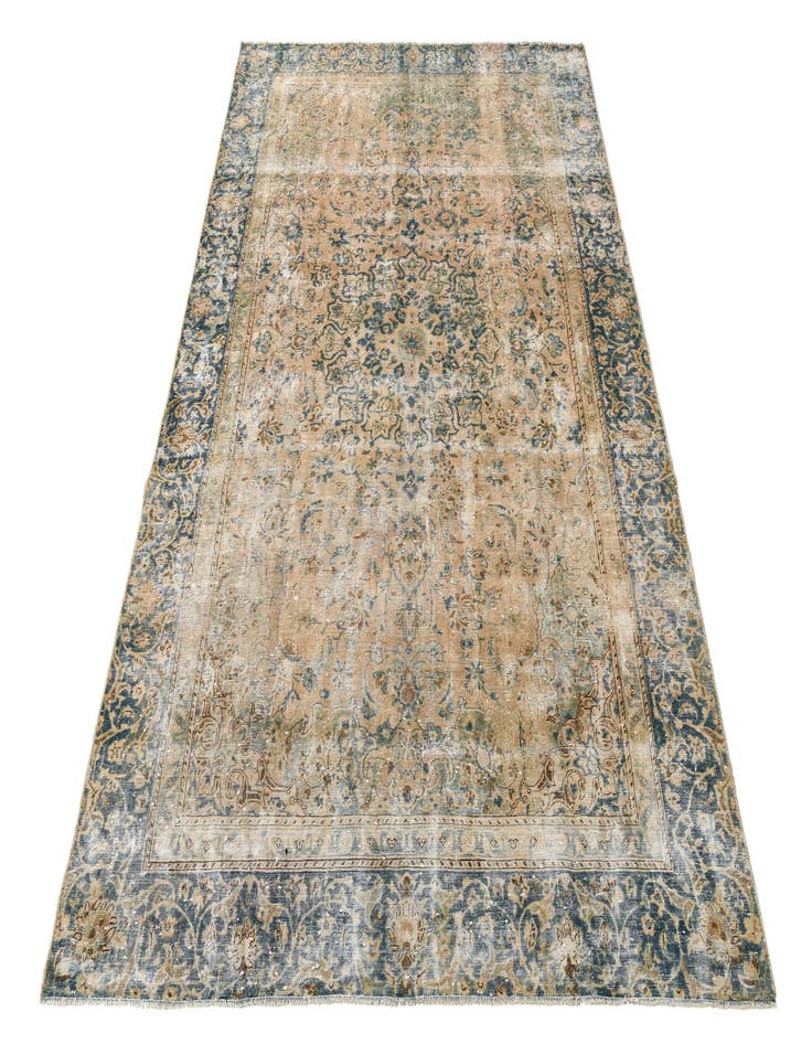 Detail image of  8' x 11' 7  Hand Knotted Ultra Vintage Persian Wool Rug