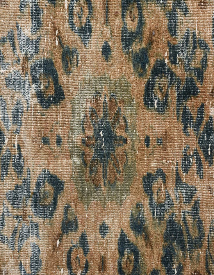 Detail image of  8' x 11' 7  Hand Knotted Ultra Vintage Persian Wool Rug