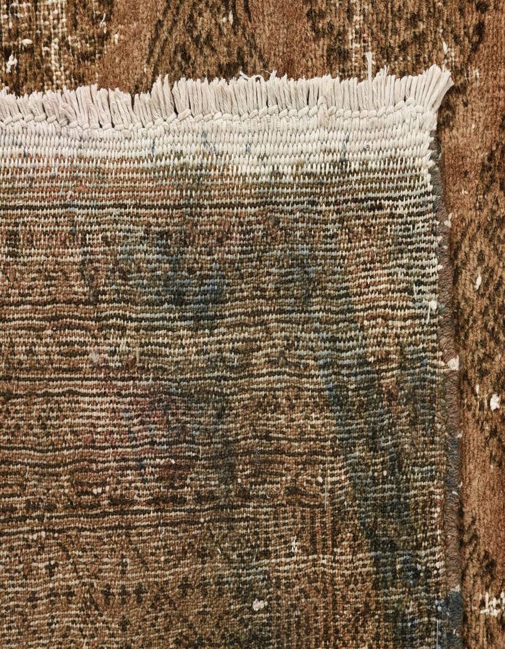 Detail image of  5' x 7' 8  Hand Knotted Ultra Vintage Persian Wool Rug